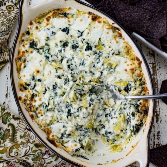 Baked Spinach & Artichoke Dip