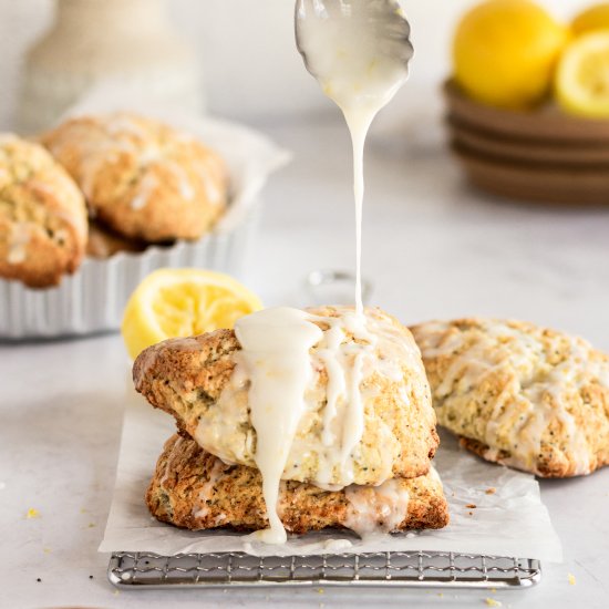 Lemon Poppy Seed Scones