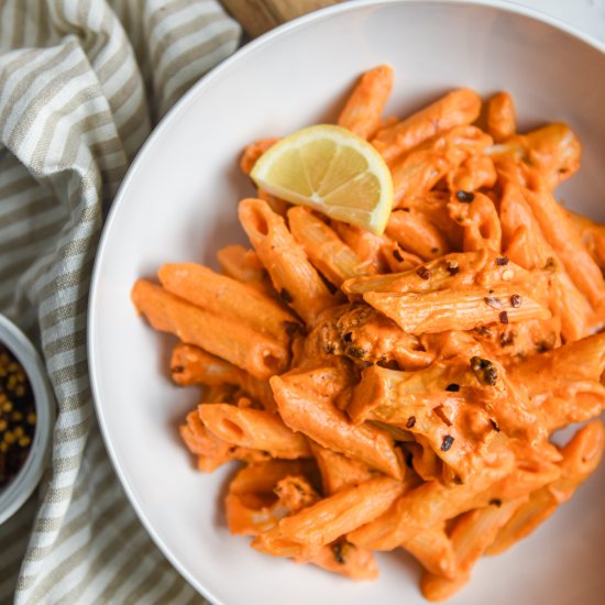 Red Pepper Cauliflower Pasta