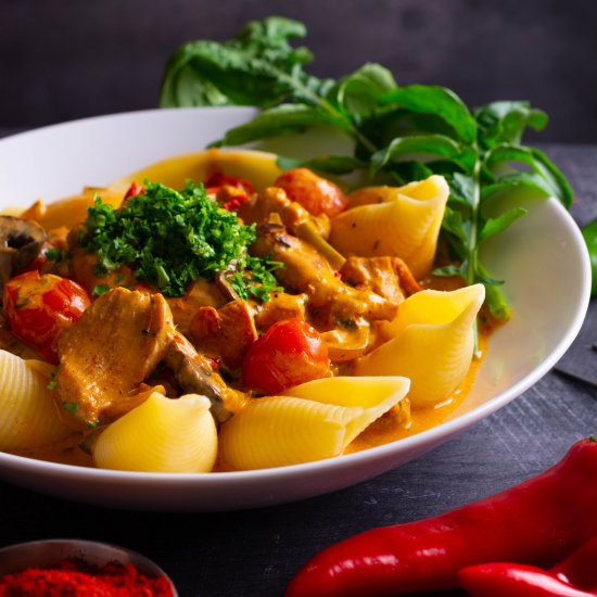 Hungarian Chicken Paprikash