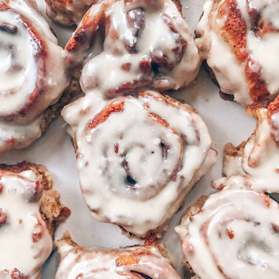 Fathead Cinnamon Rolls