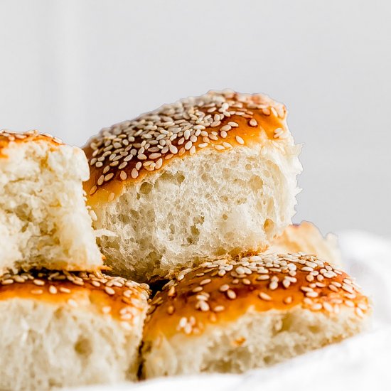 Soft Buttery Bread Rolls