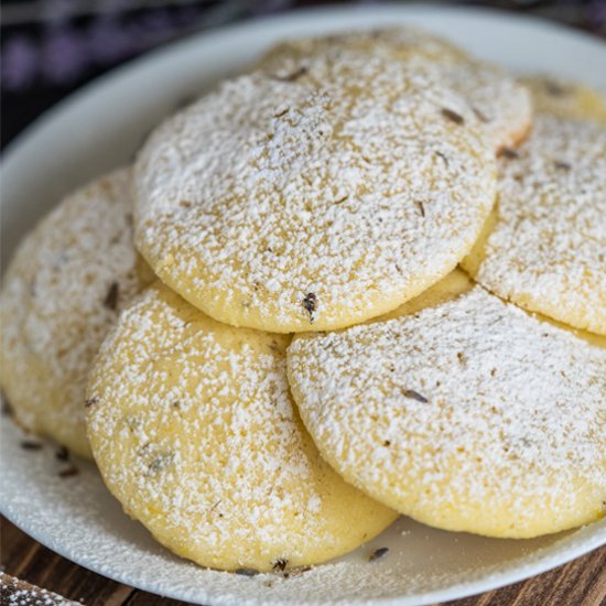 Lemon Lavender and Honey Cookies