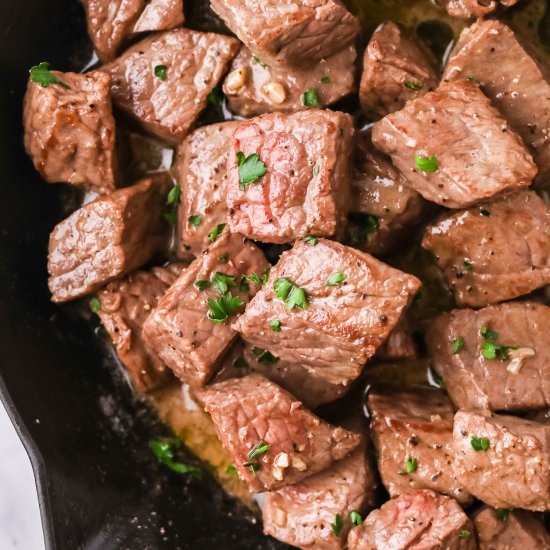 Garlic Butter Steak Bites