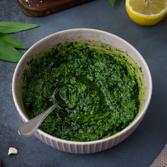 Vegan Wild Garlic Pesto