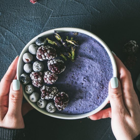 Keto Blue Majik Smoothie Bowl