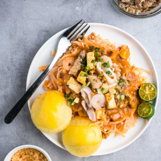 Simple and Easy Pancit Palabok