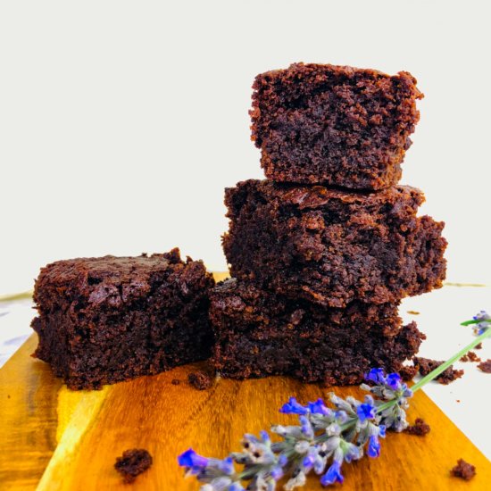 full fermented sourdough brownies