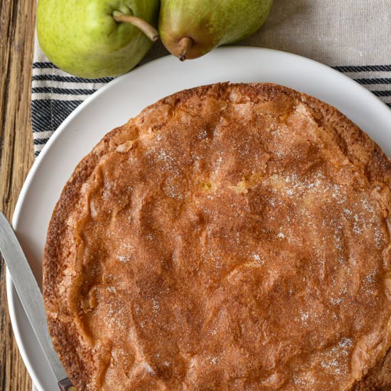 Classic French Pear Cake