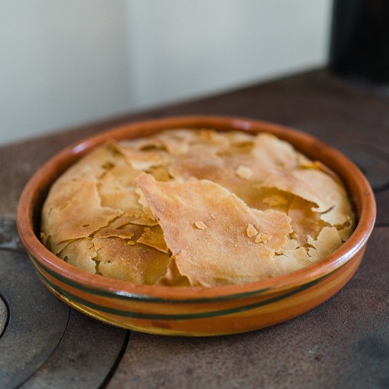 Leek Pie with Homemade Filo