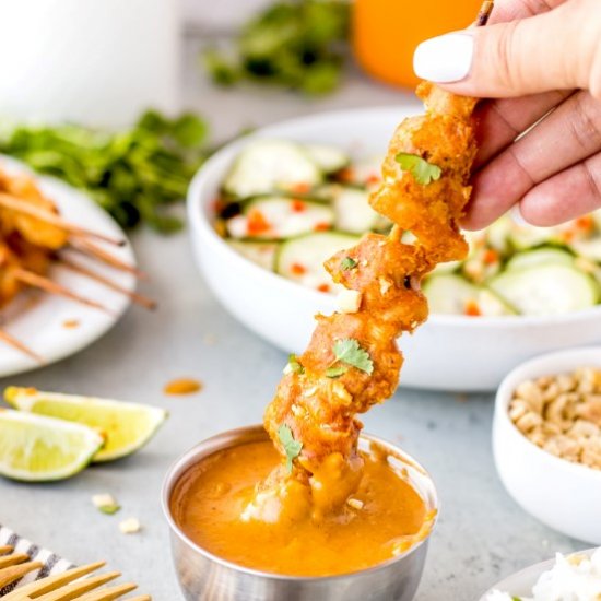 Fast Easy Oven Chicken Satay