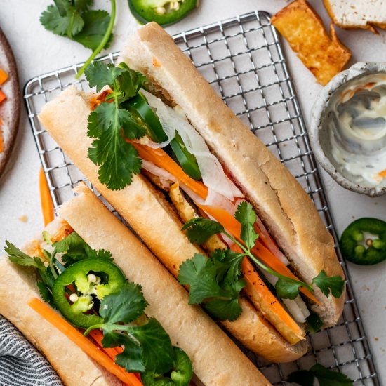 Vegetarian Tofu Banh Mi