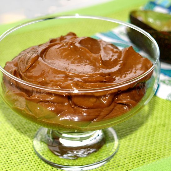 Avocado Chocolate Pudding