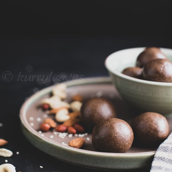 Finger millet energy balls