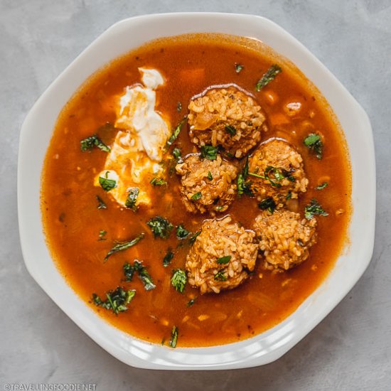 Instant Pot Mexican Meatball Soup