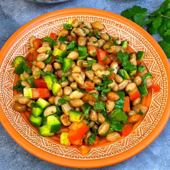 Boiled Peanut Salad (Chaat)