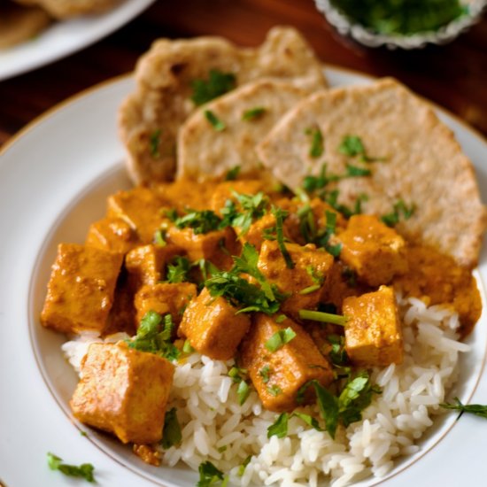 Vegan Butter Tofu (tofu Makhani)