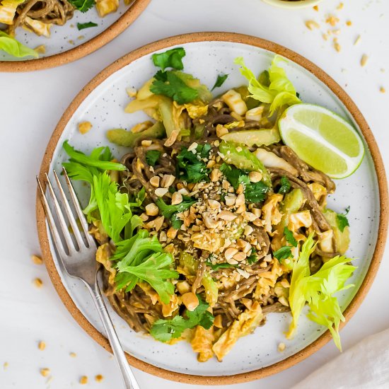 Soba Noodles with Peanut Sauce