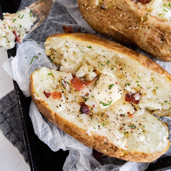 Air Fryer Baked Potatoes