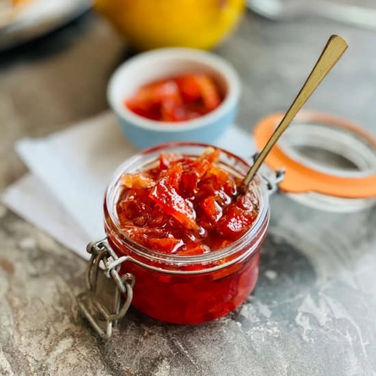 Perfect quince jam