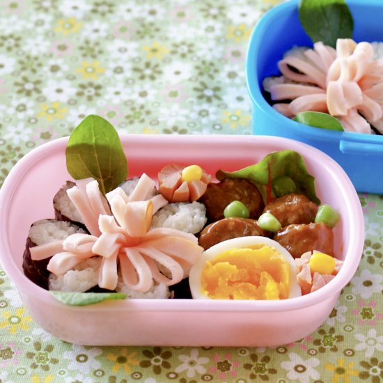 Flower Bento Lunch Box