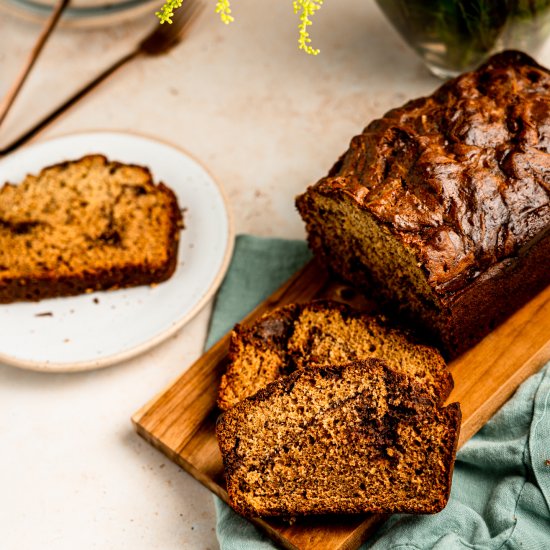 Brigadeiro Banana Bread