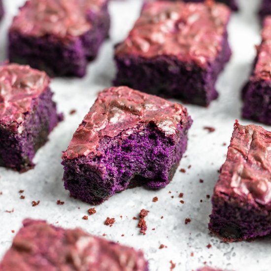 Ube Brownies