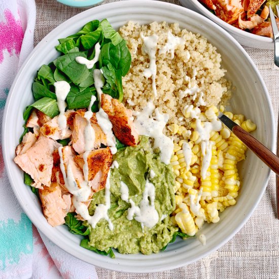 Taco Salmon Grain Bowl