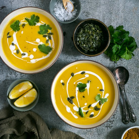 curried butternut pumpkin soup