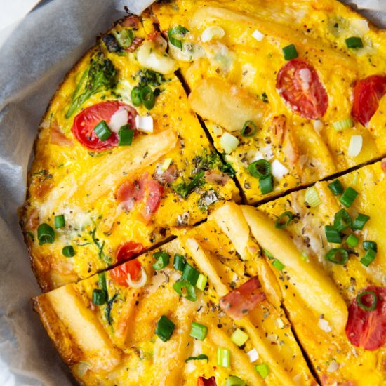 Oven Baked Potato Frittata