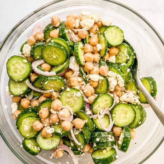 Chickpea Cucumber Salad