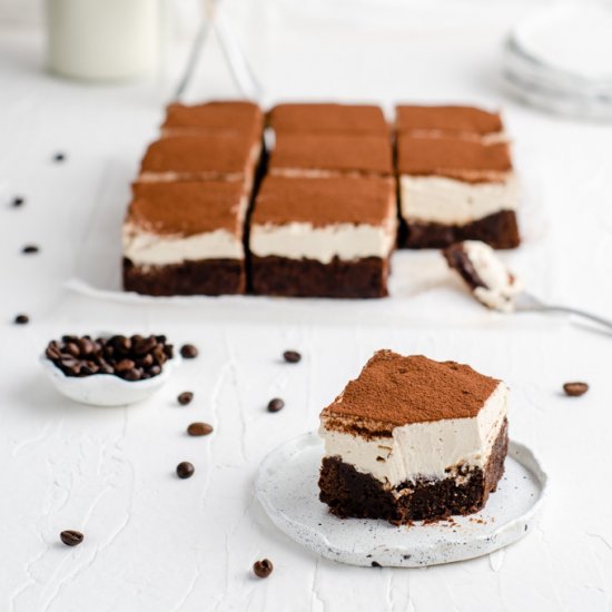 The Best Tiramisu Brownie Frosting