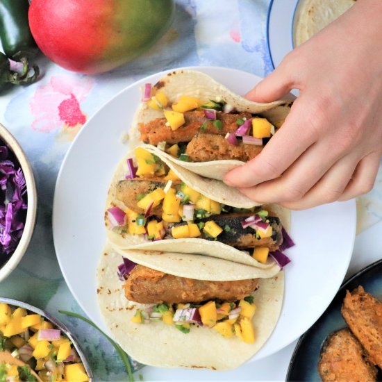 Vegan Baja Fish Tacos