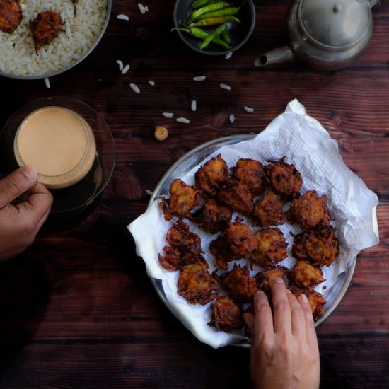 Chingrir peyaji/Shrimponion Fritter