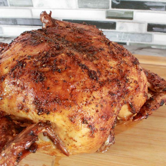 Whole Cajun Roasted Chicken