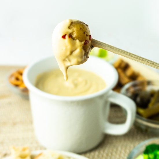 Vegan Cheese Fondue