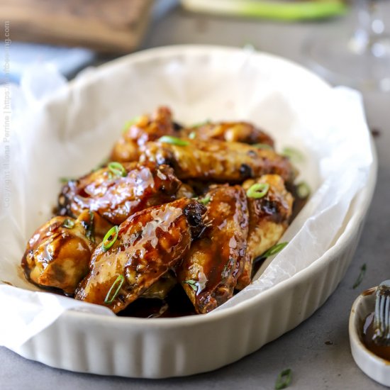 Bourbon Chicken Wings