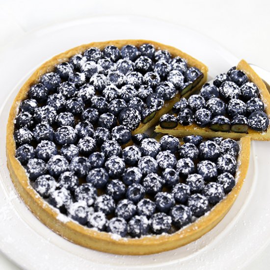 The best blueberry tart