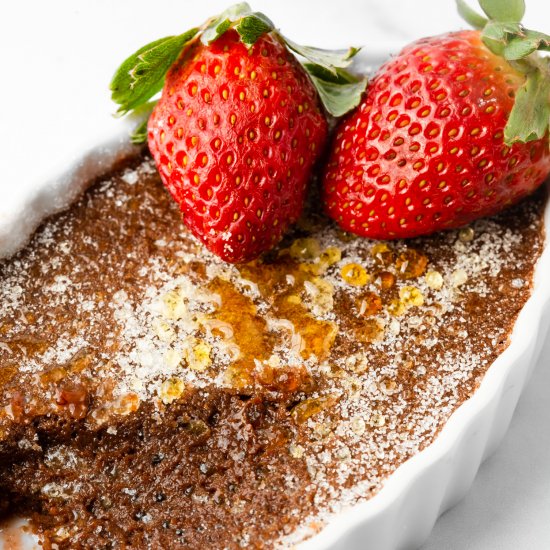 Chocolate Strawberry Creme Brûlée