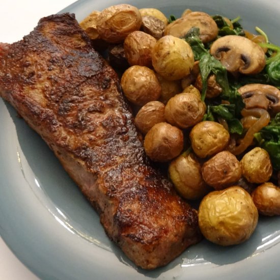 Steak with Roasted Potatoes