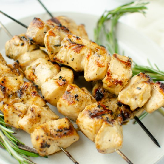 Rosemary Ranch Chicken Kabobs