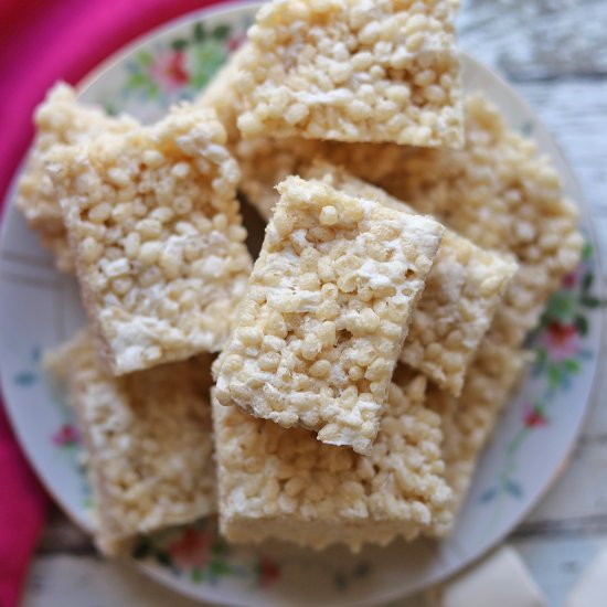 Vegan rice crispy treats