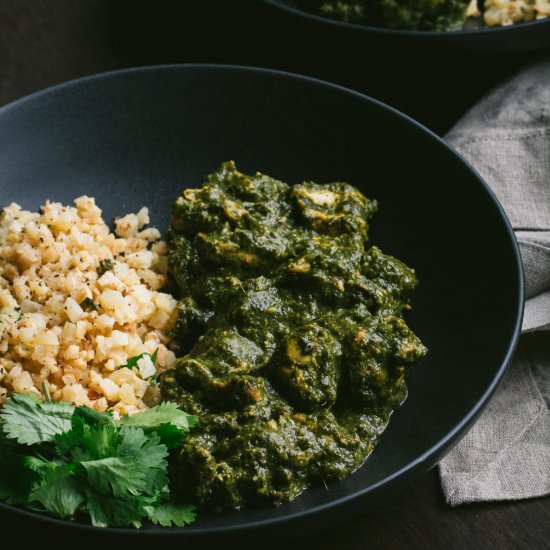 Dairy-Free Chicken Saag