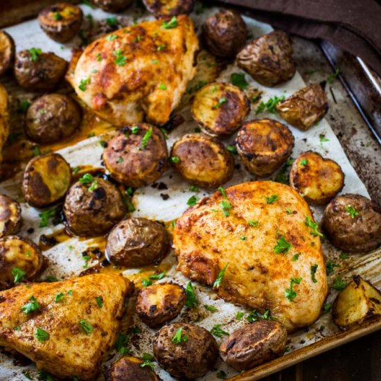 Chicken Tray Bake with Potatoes