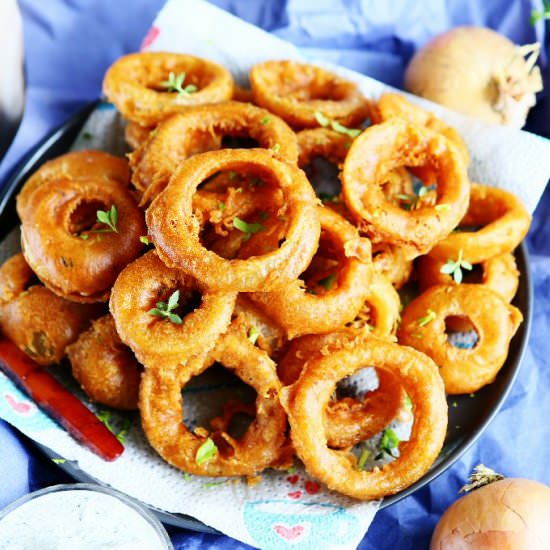 Crispy Battered Onion Rings