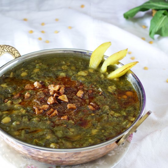 Sai Bhaji ] healthy Spinach Lentils