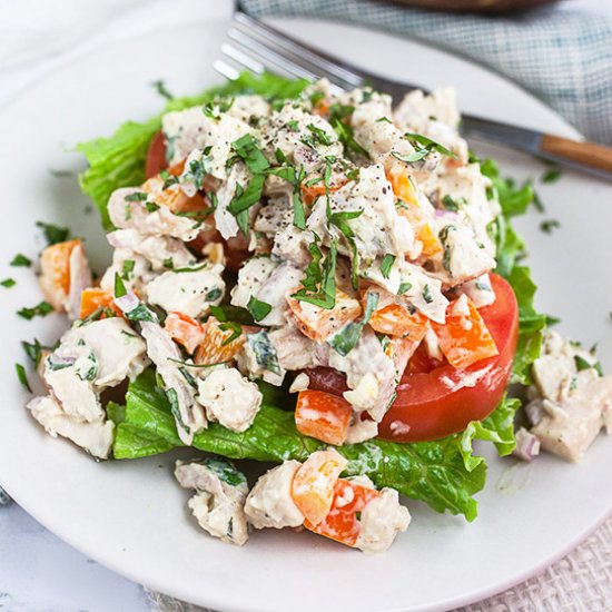 Lemon Basil Chicken Salad