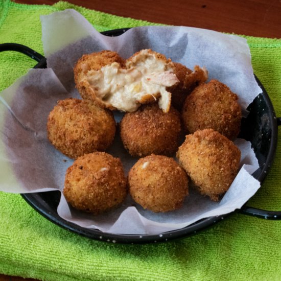 Mushroom Cream & Chicken Croquettes