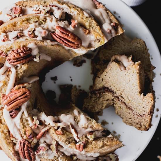 Cinnamon Swirl Zucchini Cake