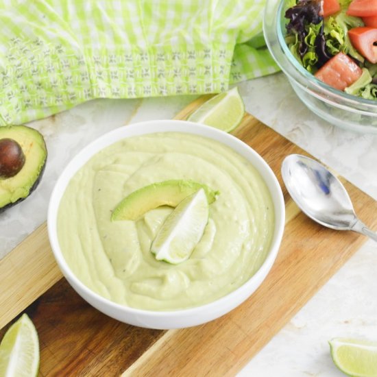 Creamy Avocado Lime Ranch Dressing